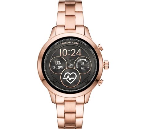 michael kors runway smartwatch tutorial|rose gold mk smart watch.